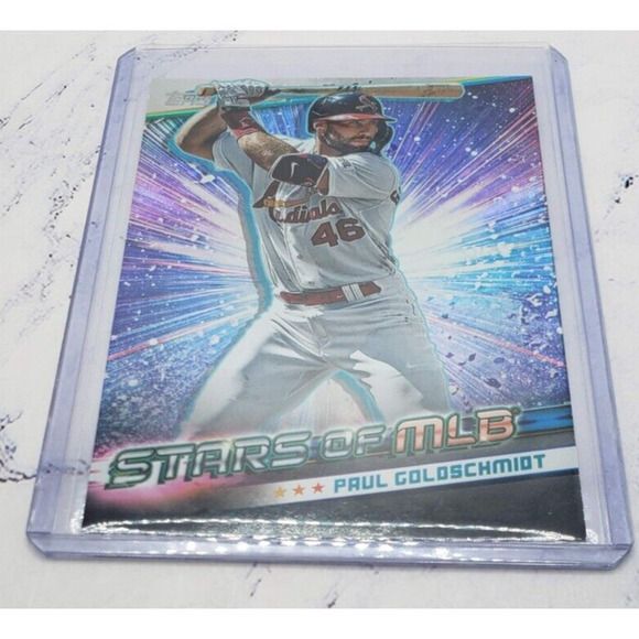 2024 Topps Series 1 Stars of MLB Paul Goldschmidt #SMLB-01 St Louis Cardinals - Picture 3 of 4